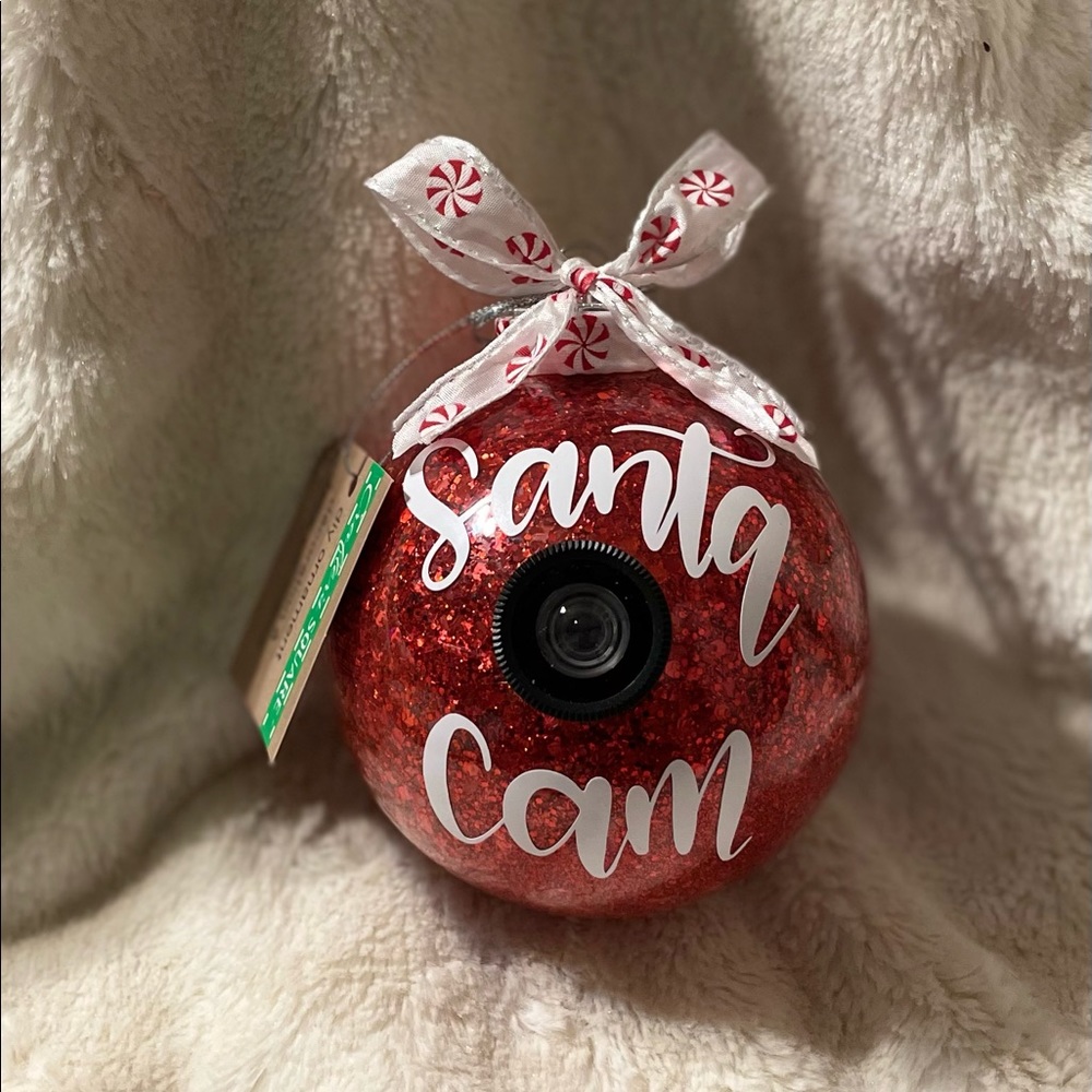 HANDMADE SANTA CAM ORNAMENT